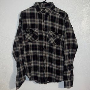 BUTTON DOWN PLAID SHIRT